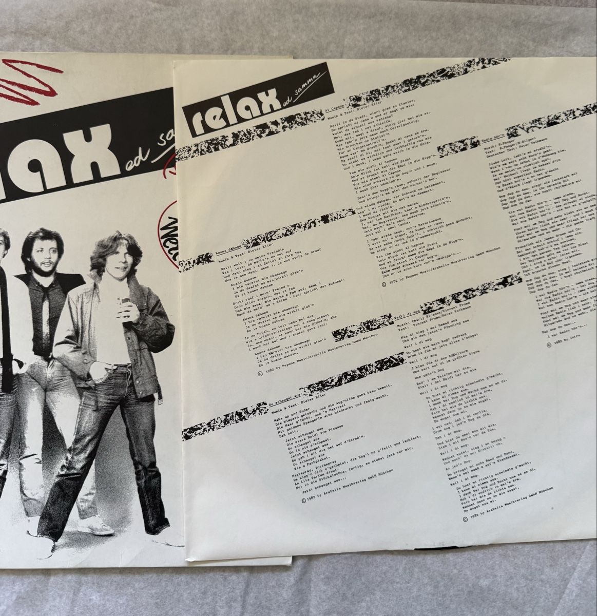 Dischi in vinile: Relax - Relax ed samma (sind wir) - LP - 80s – Usato da Rorbas venduto da BlackstarRecords 2