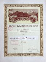 Station Climatérique de Leysin, Lausanne  - 1902
