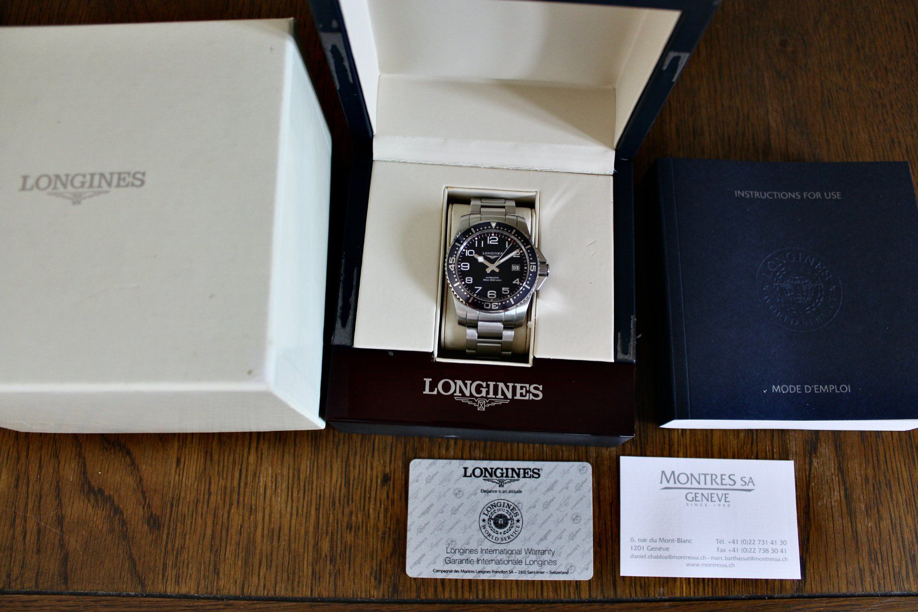 Longines Orologi: Longines HydroConquest, Boîte + Papiers – Usato da Delémont venduto da nicolasc1 2