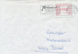 ATM 7III b Brief Frühdatum 6.9.1984 sehr früh