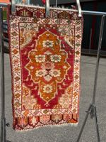 Sehr alter Yastik 82x53cm Teppich handgeknüpft sauber