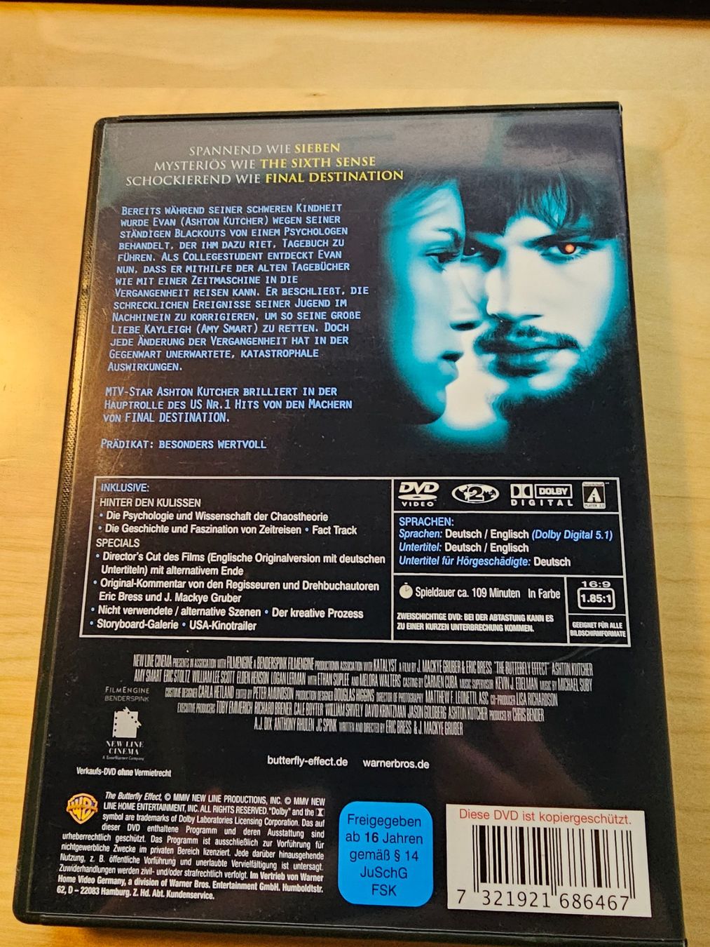 Tous les DVDs: Butterfly Effect (2-Disc Edition) DVD – D'occasion à Gebenstorf par eldric 1