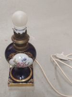 Lindner Echt Cobalt Lampe, Vintage, Dunkelblau, Top!