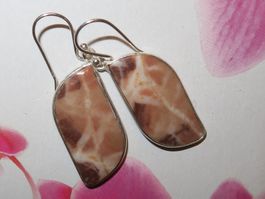 Ohrringe JASPIS 925 Silber