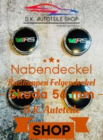 Skoda VRS Nabendeckel 56mm Nabenkappen, Felgendeckel Neu
