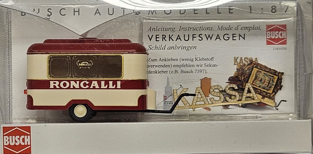 Busch 51752: Nagetusch Kassenwagen Zirkus Roncalli | Kaufen auf Ricardo