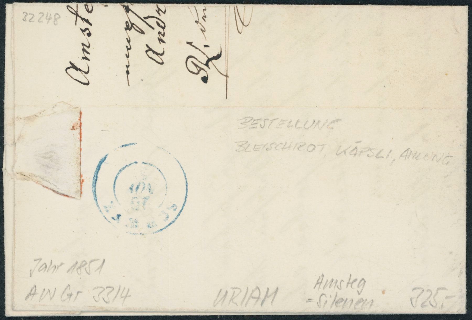 Alle Briefmarken: UR Amsteg Uri - Stabstempel - Brief - Silenen – Gebraucht aus Schindellegi von leecollect 1