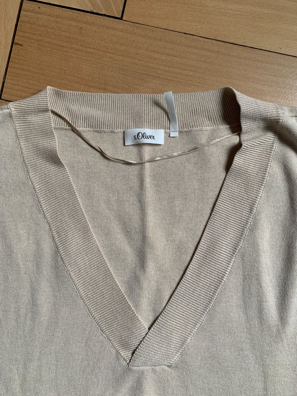S.Oliver Pulls & Sweat-shirts: S.OLIVER - Feinstrick Pullunder beige M – D'occasion à Zürich par Diazaio 3