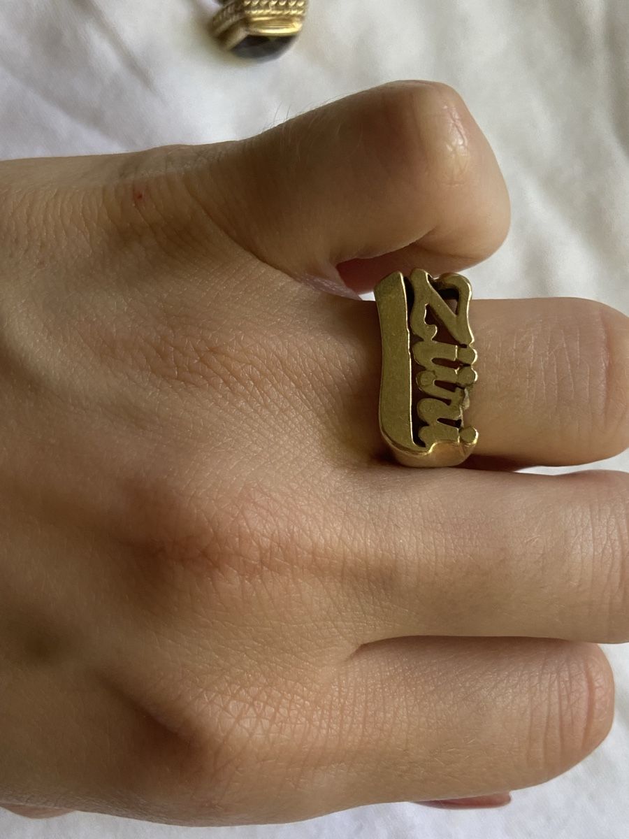 Anelli: Goldener Zuri Ring, – Usato da Zürich venduto da cas_x6pw