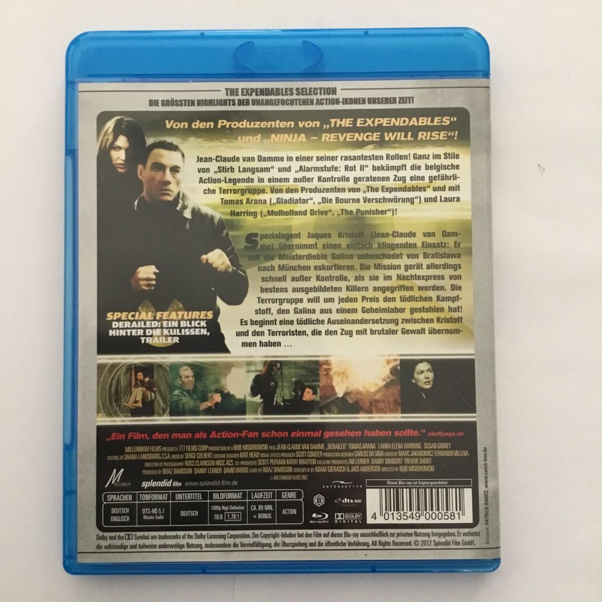 Tous les DVDs: Derailed - Blu Ray - Neu Wertig – Neuf (Voir description) à Blauen par berlingo65 1