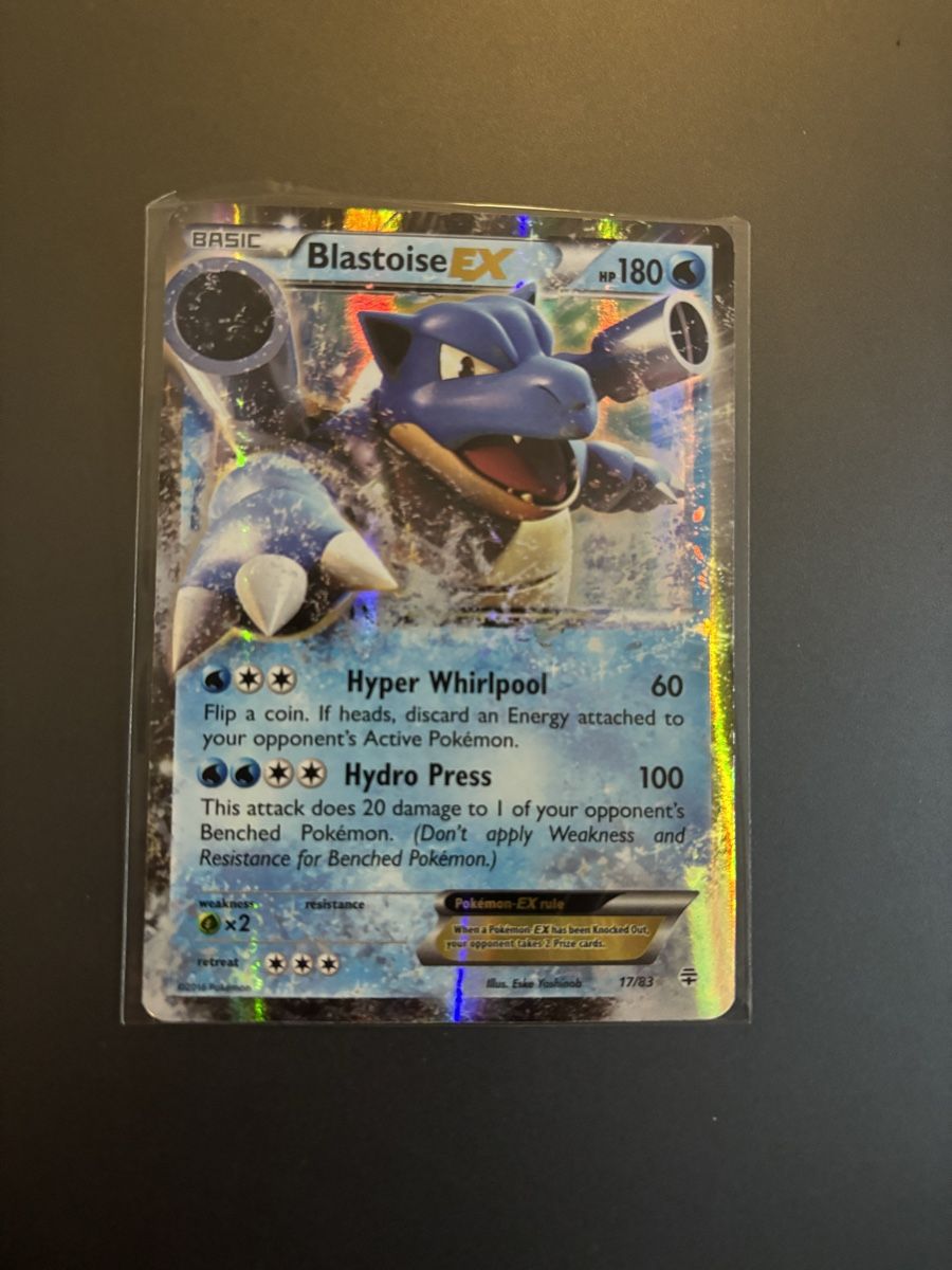 Pokémon Carte collezionabili: Blastoise EX - Pokémon Card - Rara – Nuovo (secondo la descrizione) da Bellinzona venduto da Cook_