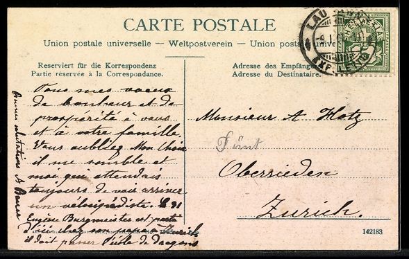 Cartoline postali: AK Chailly, Vue générale – Usato da Berlin venduto da bartko-reher 1
