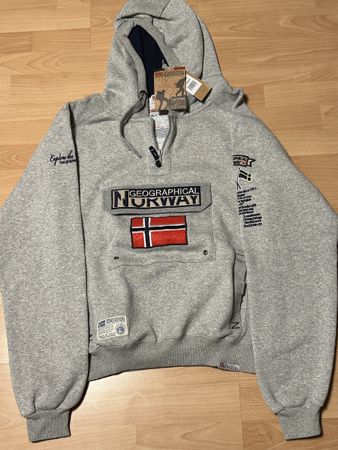 Geographical Norway Kapuzenpullover, XXL, Grau, Neu!
