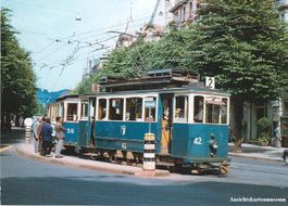 Luzern -Tram Tbl VBL Emmenbrücke Ce 2/2 +1958