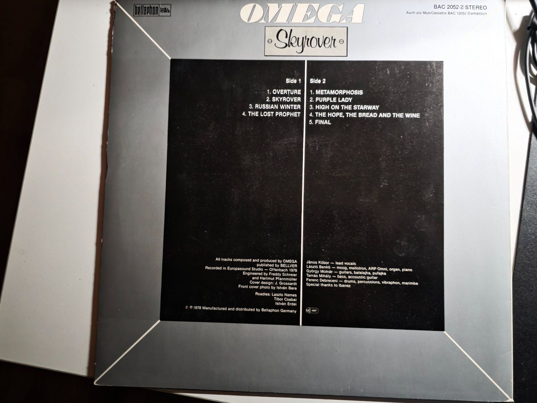 Dischi in vinile: Vinyl LP: OMEGA Skyover - 1978 Progressiv Rock – Usato da Walterswil BE venduto da Lonitti 2