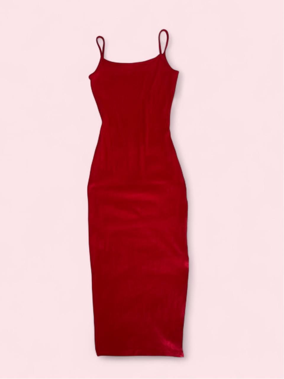 Vestiti: rotes bodycon Kleid mit Schlitz xs 34 – Nuovo (secondo la descrizione) da Stäfa venduto da Schatztruhe05