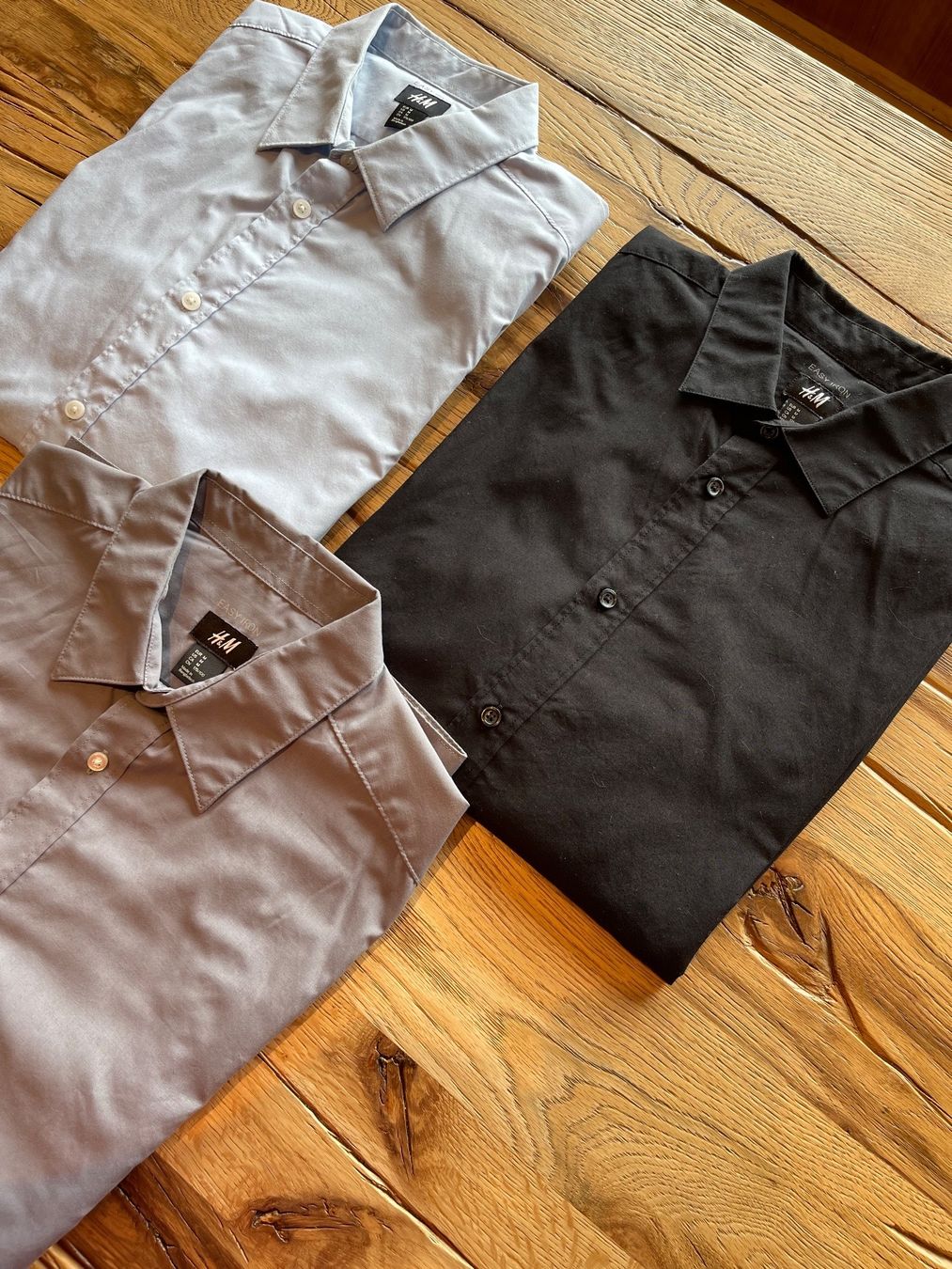 H&M Camicie: 3 Hemden H&M Gr. M Easy Iron, NEU – Nuovo (secondo la descrizione) da Fraubrunnen venduto da 5baechers 4