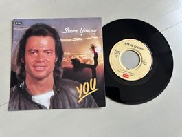 STEVE YOUNG rare You Single SWISS 80's Kult Top Wolfgang