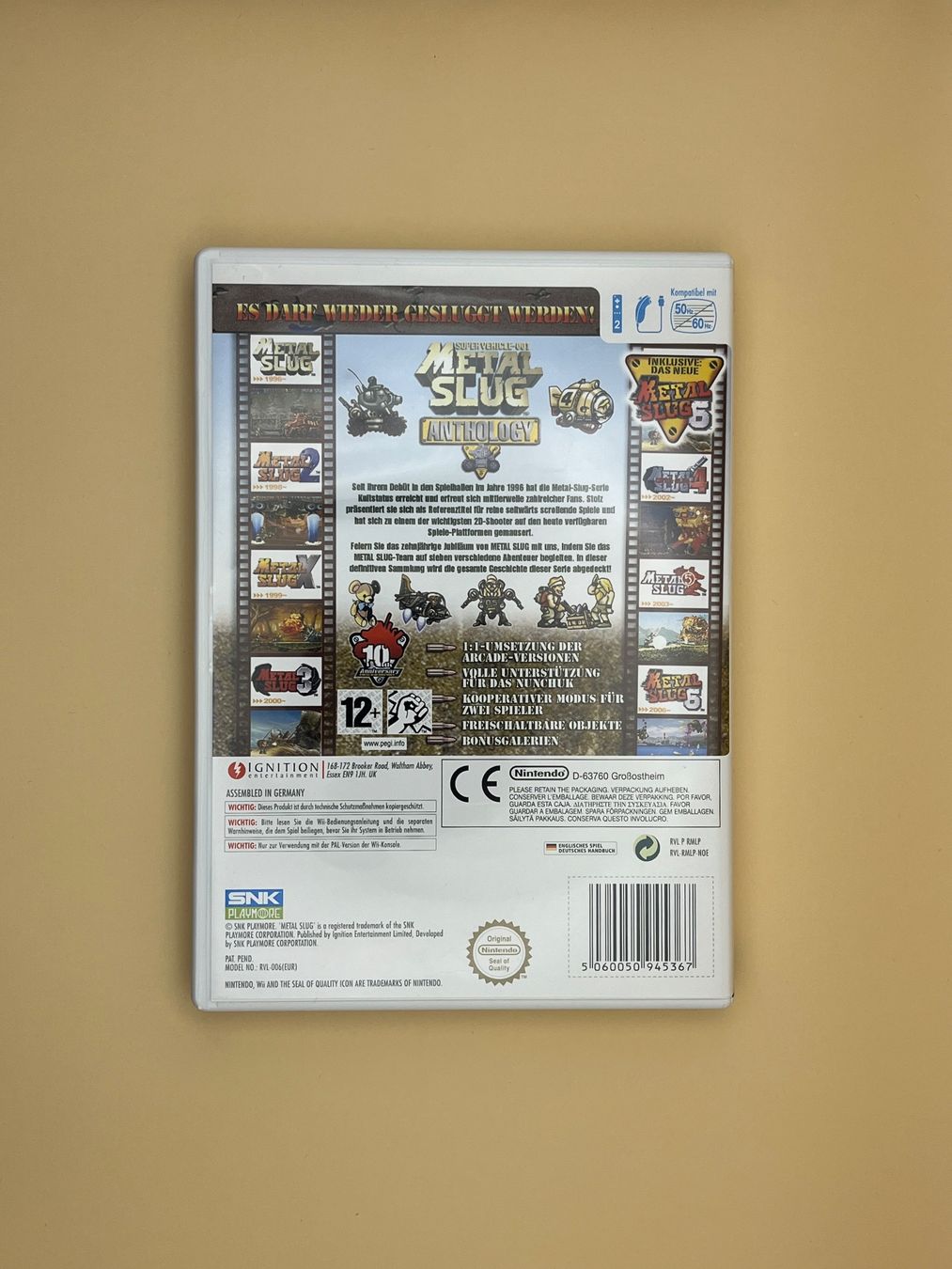 Nintendo Giochi: Wii / Metal Slug Anthology – Usato da Kölliken venduto da sergesellsretro 1