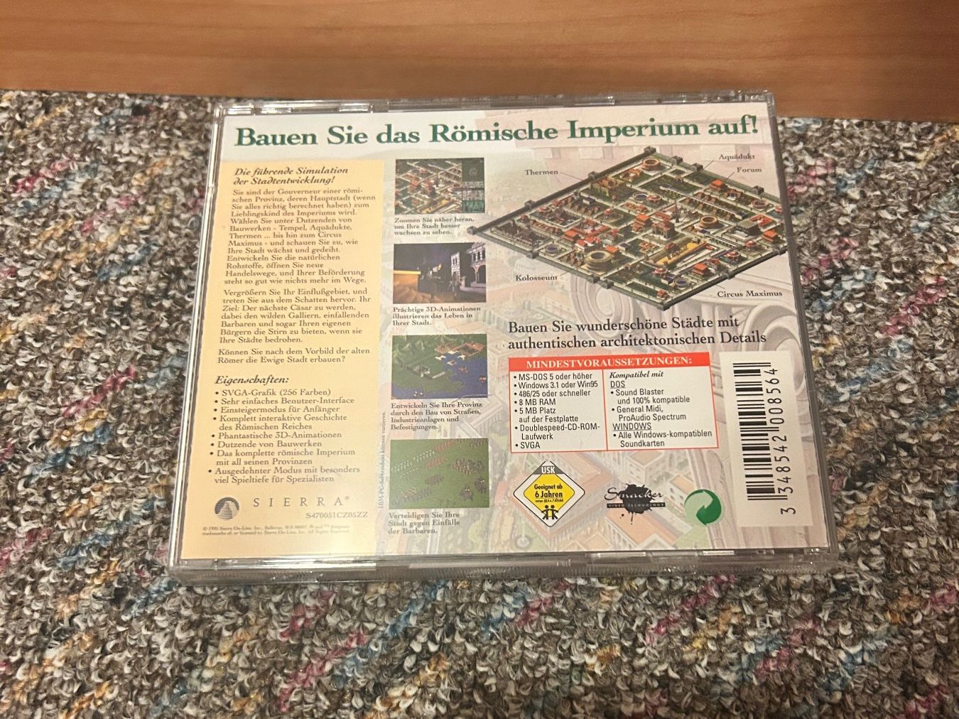 Giochi: Cäsar II - PC Game 1995 - Originalbox – Usato da Brüttisellen venduto da ThommyK 2