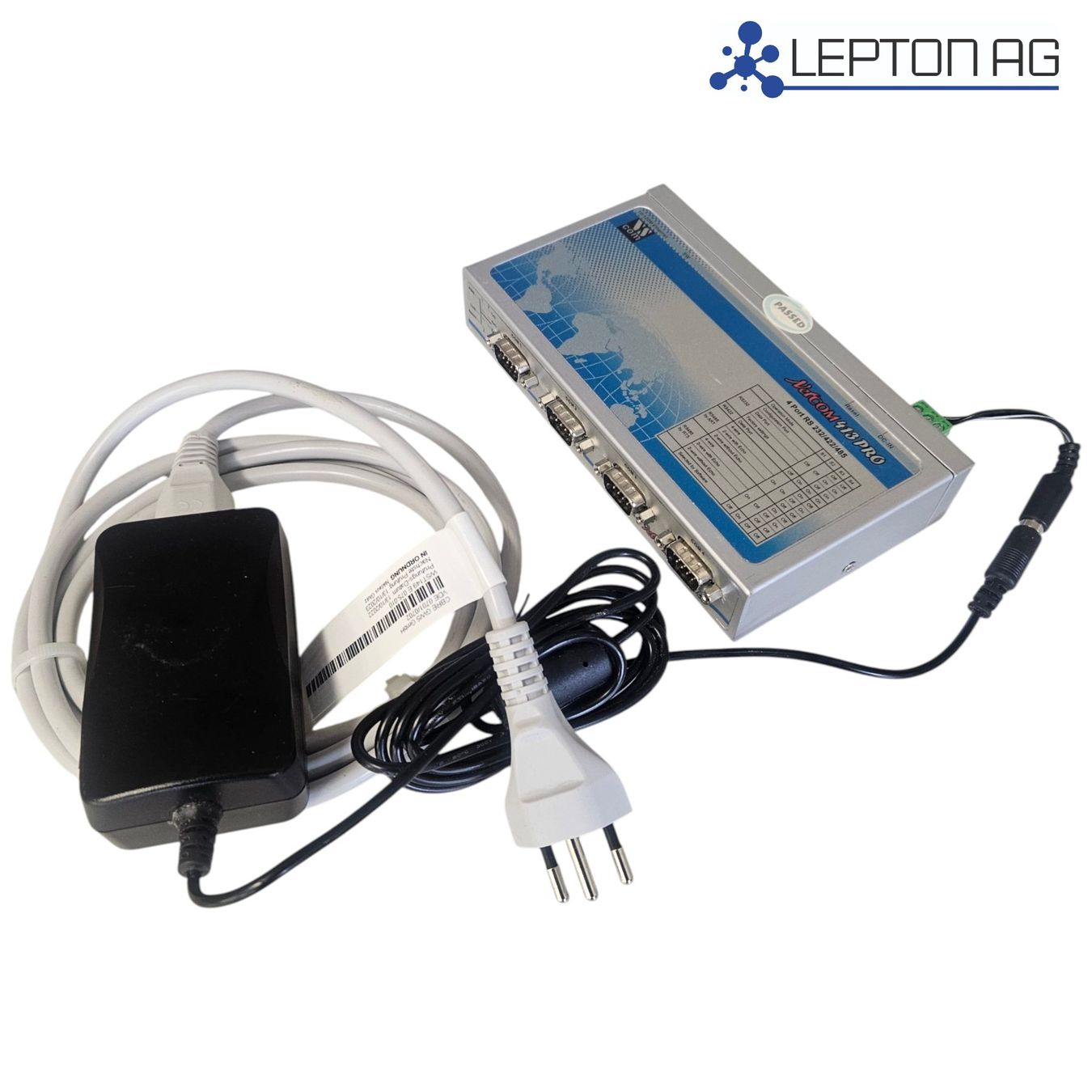 Sistema di controllo: Netcom 413 PRO RS232/422/485 Kommunikations-Server – Usato da Niederdorf venduto da LeptonAG 1