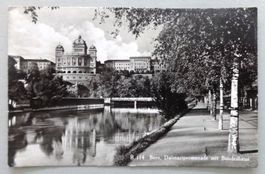 Bern, Dalmazipromenade mit Bundeshaus