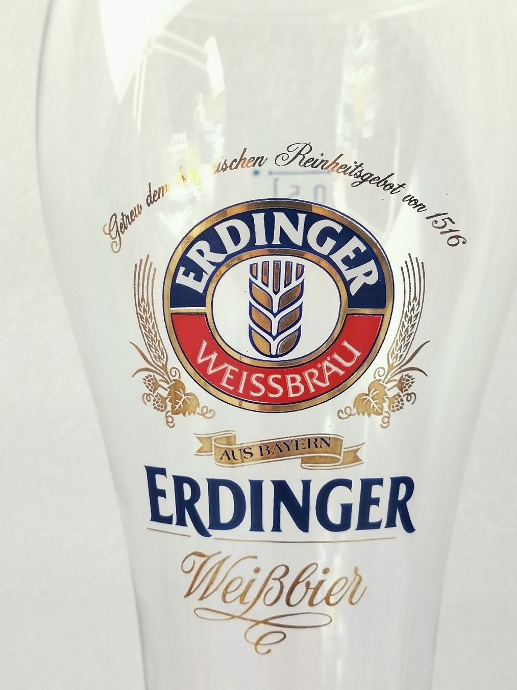 Erdinger Verres: Weizenbierglas Erdinger Exclusiv 0.5l – Neuf (Voir description) à Allschwil par H0-Bahner 2