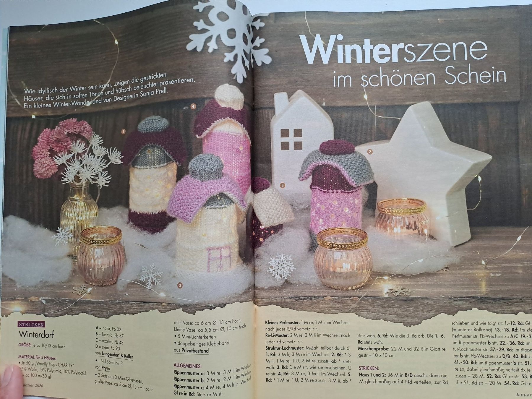 Riviste & Magazine: Anna Handarbeitsheft Januar 2026 Winterzauber – Nuovo (secondo la descrizione) da Glashütten venduto da Schwebefisch 2