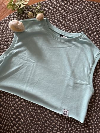 Débardeur court H&M Divided bleu clair taille S