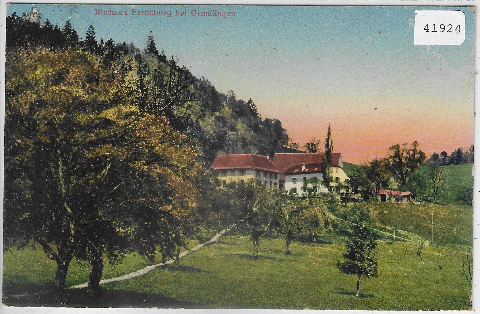 Cartoline postali: Kurhaus Farnsburg bei Ormalingen - Litho – Usato da Ettingen venduto da Kartenplanet
