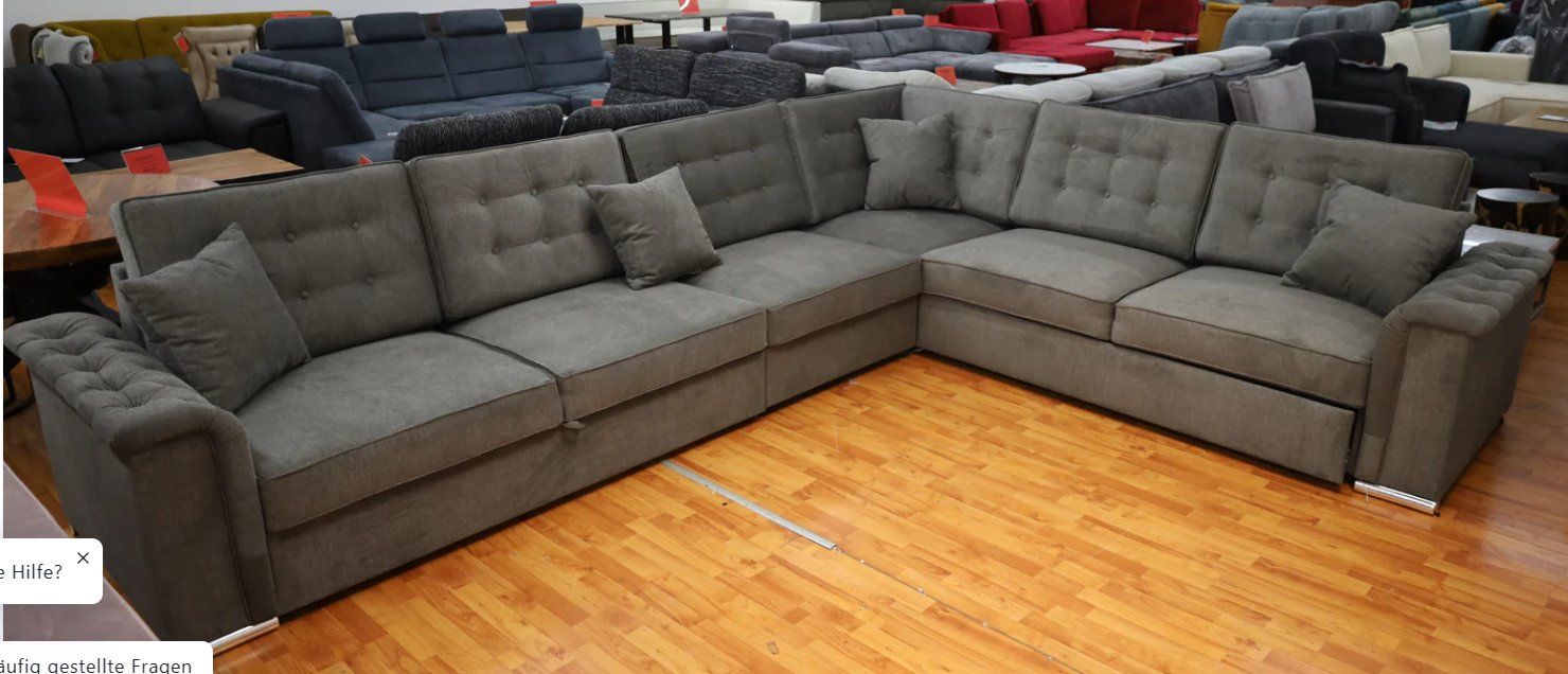 Divani: XL ECKSOFA MIT BETTFUNKTION & STAURAUM  SALE% – Nuovo e nell'imballaggio originale da Recherswil venduto da Moebel_Outlet 2