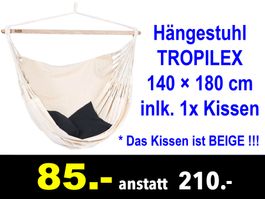 🔴  Hängestuhl TROPILEX 140 × 180 cm 1x inlk. Kissen /945x