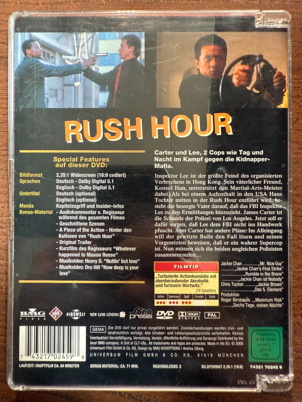 Alle DVDs: Rush Hour – Gebraucht aus Zürich von FilmFreunde 1