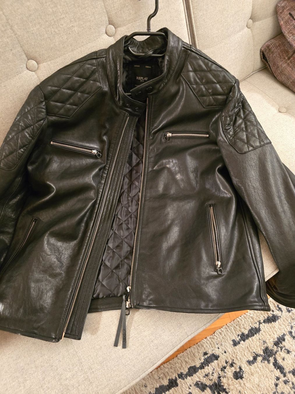 Replay Giacche: Replay premium selection Lederjacke -new – Usato da Gossau SG venduto da Novaforte 1
