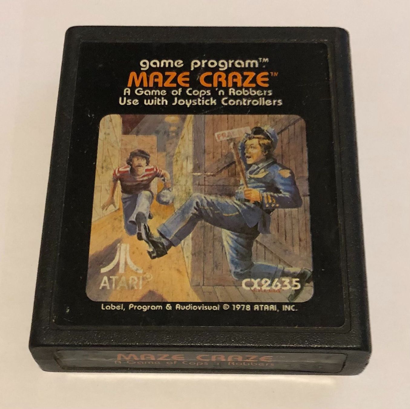 Atari Spiele: Maze Craze für Atari 2600 – Gebraucht aus Kestenholz von Matti_10