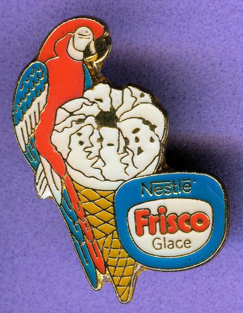 Placchette & Badge: Frisco  Glace  Cornet Stracciatella  – Usato da Winterthur venduto da Sammleroase