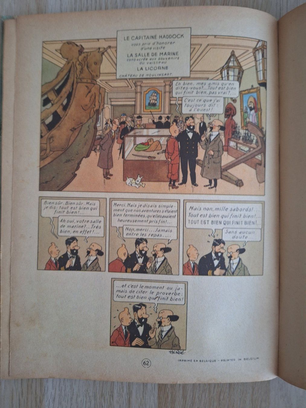 Fumetti: TINTIN / EO 1945 / Le Trésor de Rackham le rouge – Usato da Nyon venduto da beny13 8