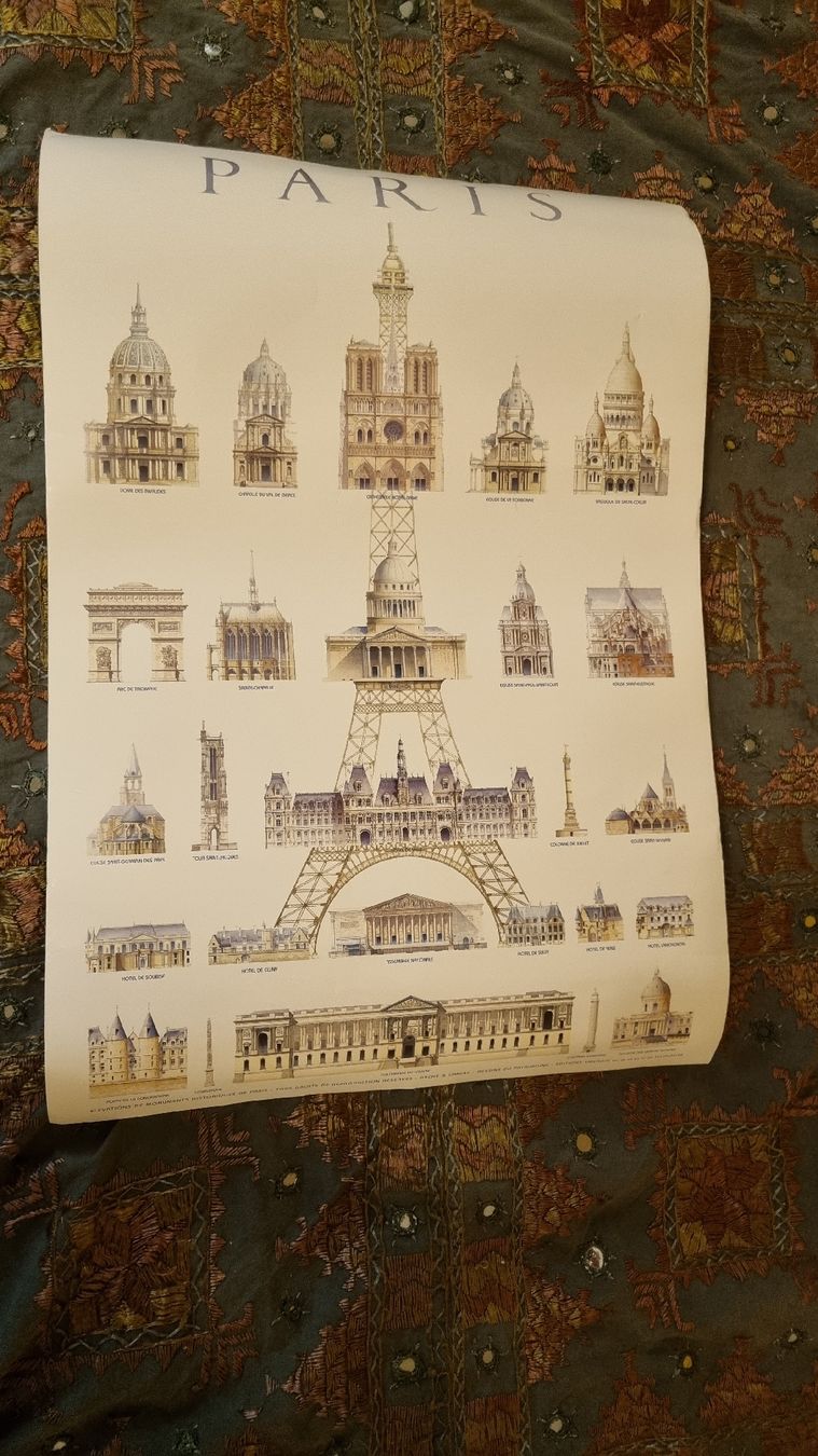 Foto & Immagini: Affiche vintage Paris – Nuovo e nell'imballaggio originale da Ferpicloz venduto da Clicli014