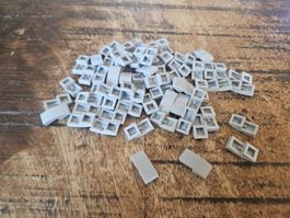 lego 11477 lot de 60 pièces Light Bluish Gray Slope, Curved