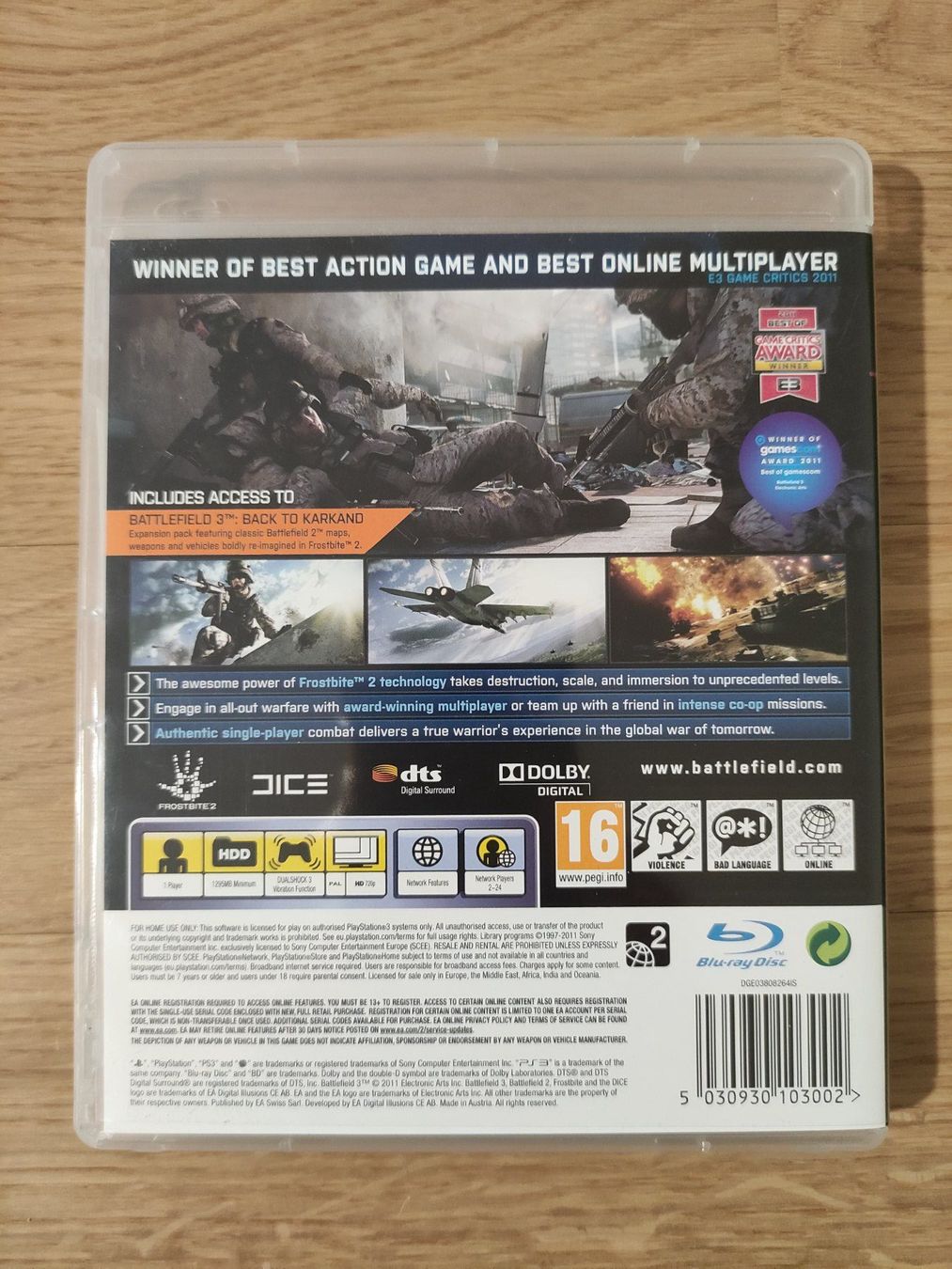 Sony Spiele: Battlefield 3 Limited Edition PS3 (CIB) – Gebraucht aus Inden von DonatasO 1