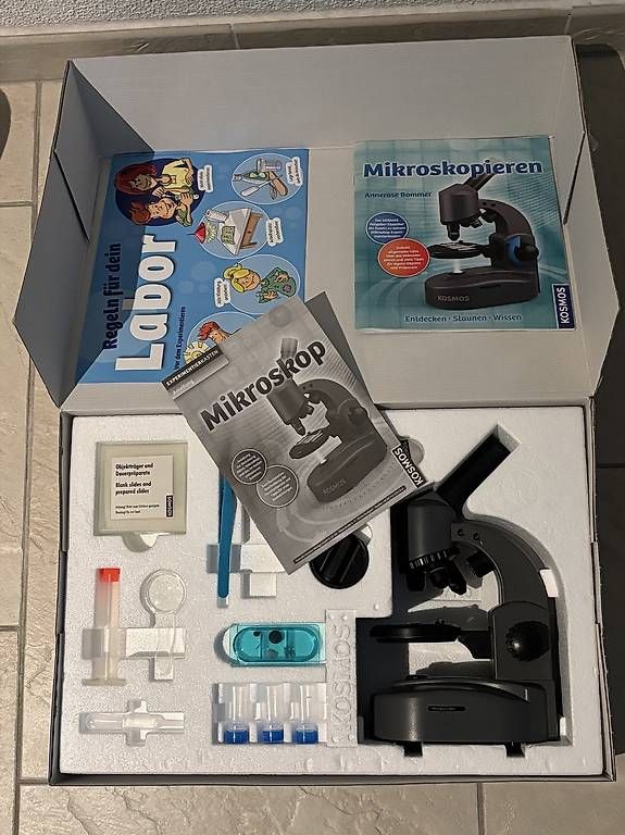 Mikroskopie: Experimentierkasten mit Mikroskop, von Kosmos – Gebraucht aus Hettlingen von AidaNova