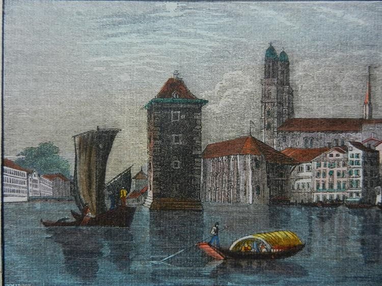 Stiche: Zürich koloriert – Gebraucht aus Risch von Rischli15 1
