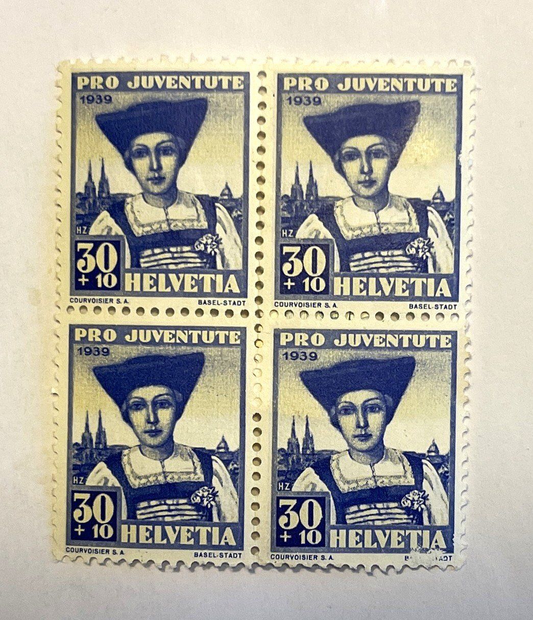 Tutti i francobolli: Pro Juventute 1939 - 4er Blocks – Nuovo (secondo la descrizione) da Oftringen venduto da vuc_frq6