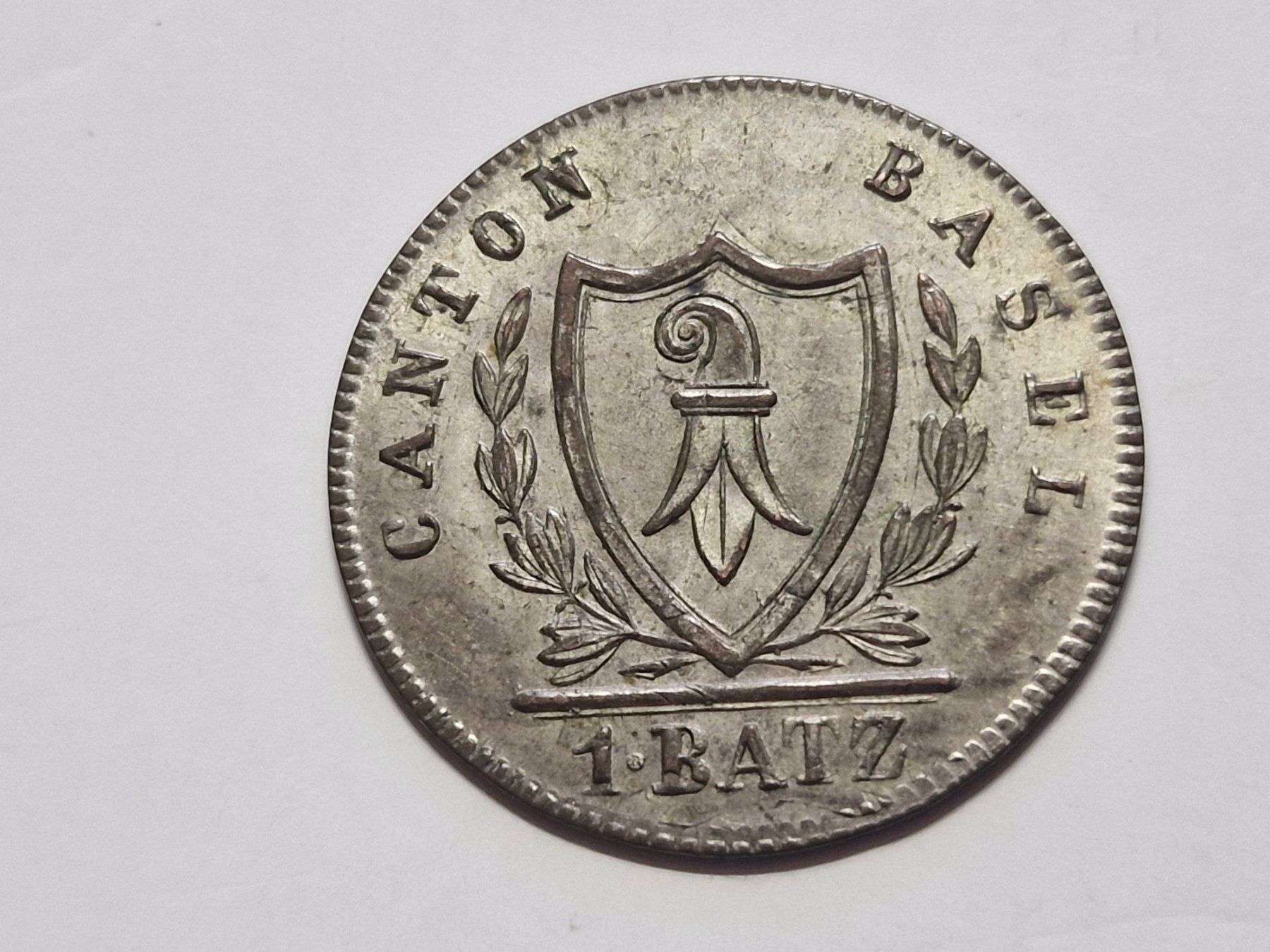Alle Münzen: Kanton Basel 1-Batz 1826 Vorzuglich. – Gebraucht aus Zürich von Moreira01 1