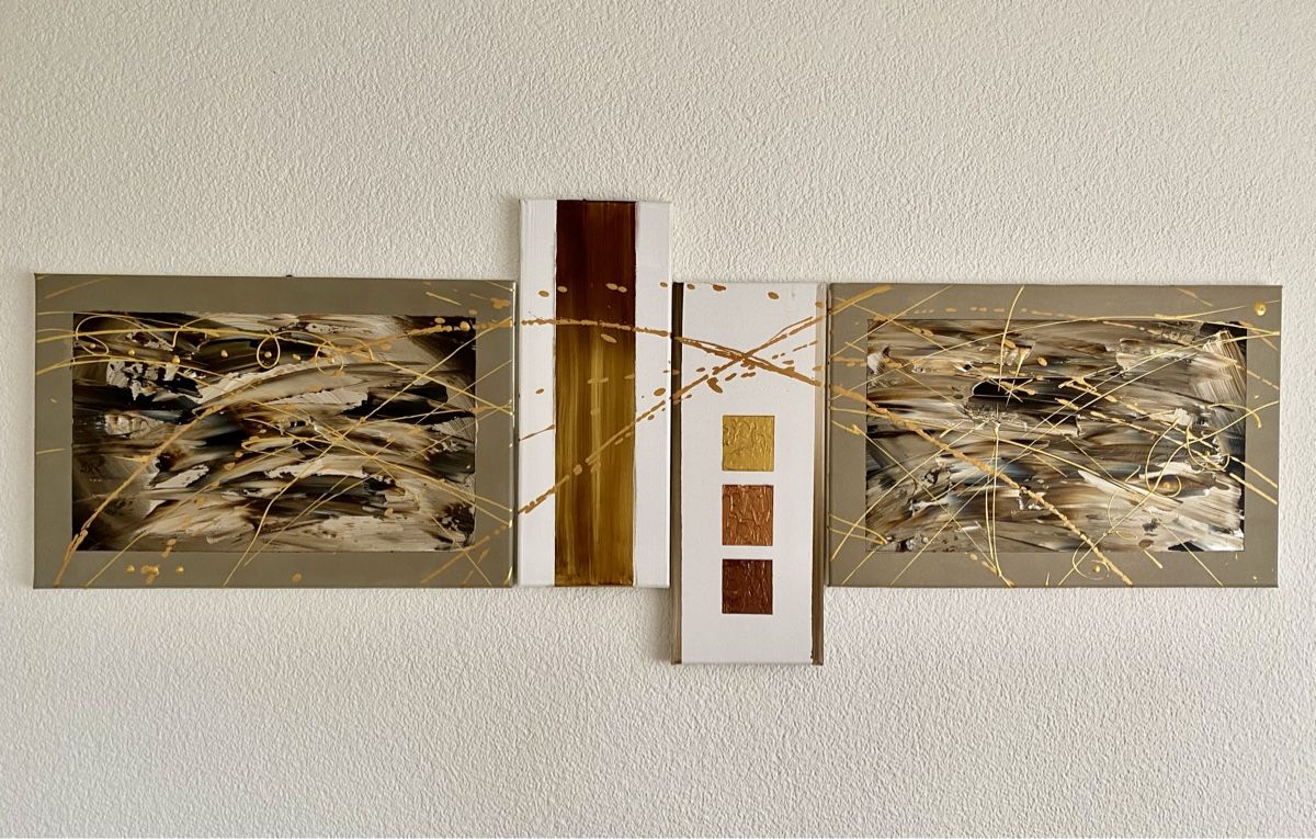 Dipinti: Gemälde Acryl abstrakt Bild moderne Kunst – Nuovo (secondo la descrizione) da Aarburg venduto da Nikys-Woods 1