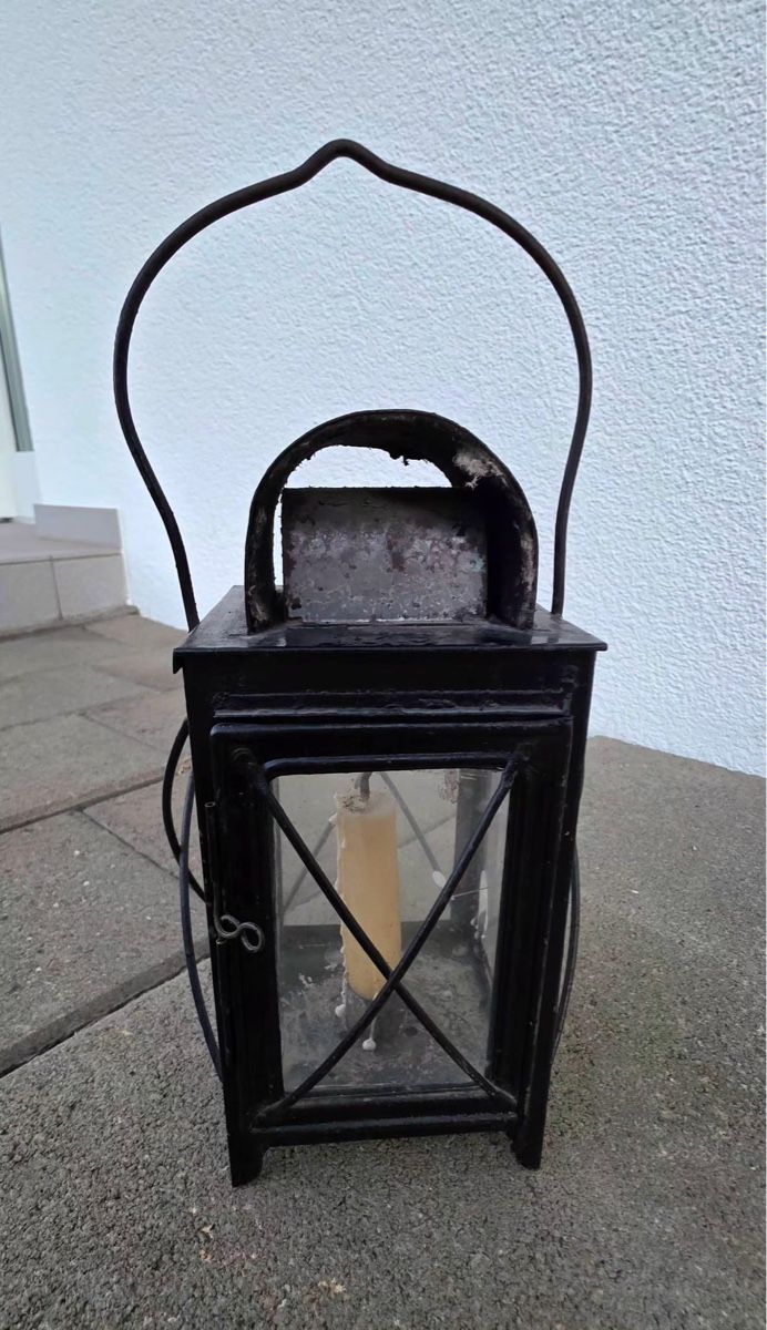 Lampen: Schweizer Armee Kerzenlaterne, Nachtwächterlaterne – Gebraucht aus Mumpf von Spannset 1
