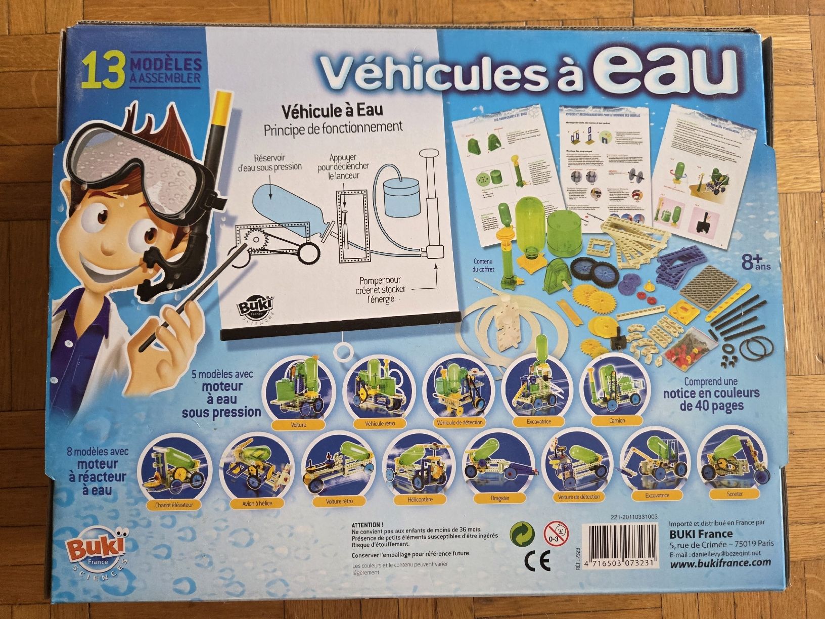 Giochi: Buki Véhicules à Eau 13 Modèles à assembler Neuf – Nuovo e nell'imballaggio originale da Nyon venduto da Loris.Ferrari 1