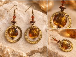 Boucles artisanales en verre