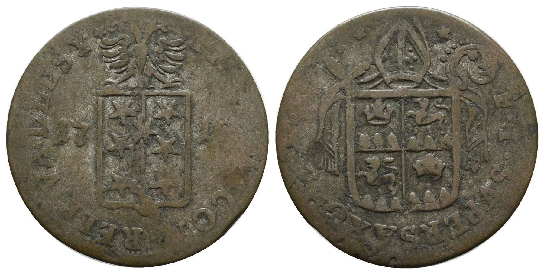 Alle Münzen: Wallis Batzen 1710 /2238 – Gebraucht aus Trimbach von Solothurn1