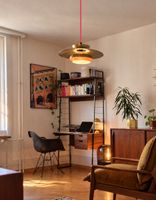 Vintage Hängeleuchte im dänischen Design